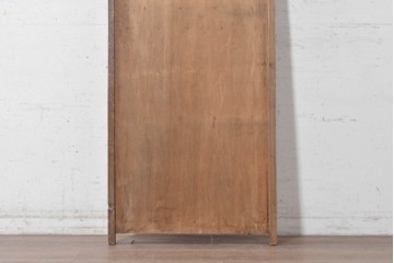 ヴィンテージ建具　昭和中期　幅狭(約67cm)　細竹の自然な表情が味わい深い竹戸1枚　(R-091389)
