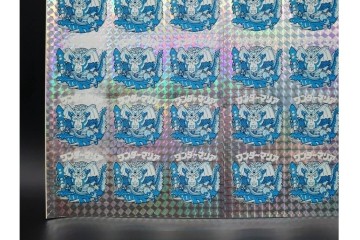 当時物　ビックリマン　悪魔VS天使シール　ワンダーマリア　パチ物のアンカットシート　(R-091396)