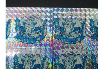 当時物　ビックリマン　悪魔VS天使シール　ワンダーマリア　パチ物のアンカットシート　(R-091396)