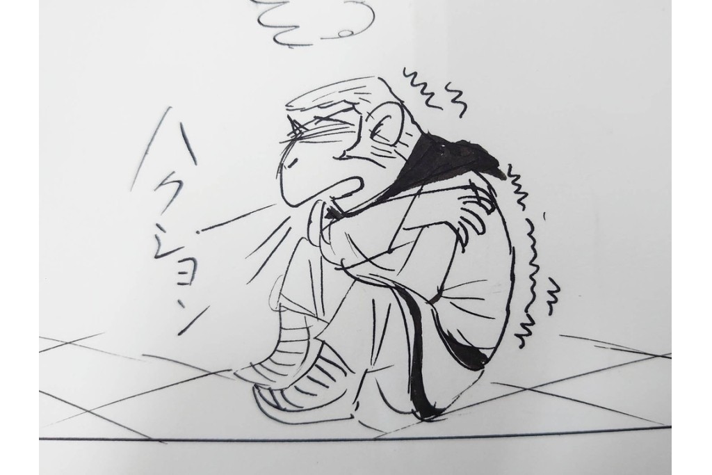 小島功　肉筆原画　漫画サンデー(6号～9号)　「コオ釈 西遊記」　漫画原稿16枚セット　(R-091398)