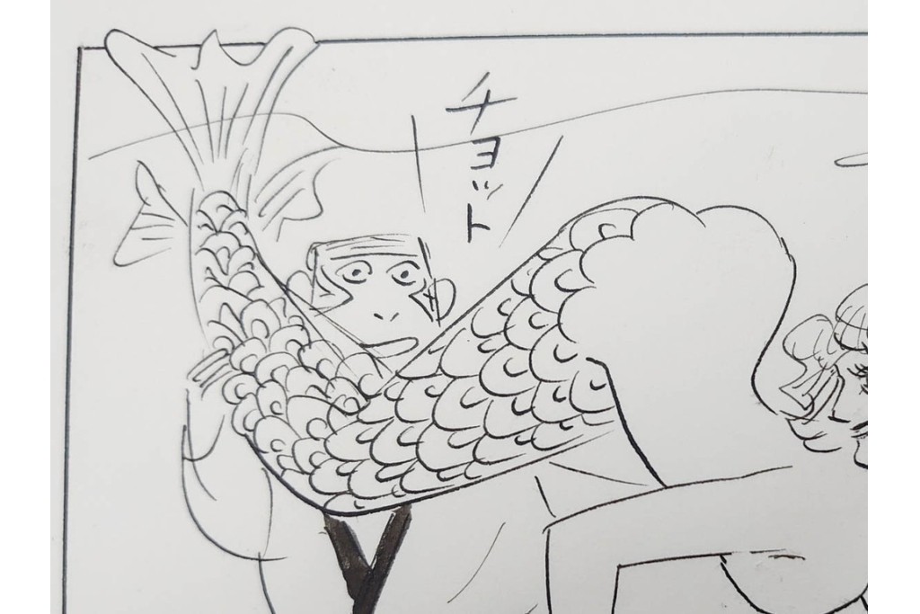 小島功　肉筆原画　漫画サンデー(6号～9号)　「コオ釈 西遊記」　漫画原稿16枚セット　(R-091398)