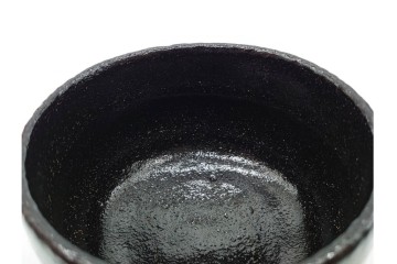 三代 佐々木昭楽　楽焼　長次郎早舟写の赤茶碗・東陽坊写の黒茶碗2点セット　共箱付き　(R-091402)
