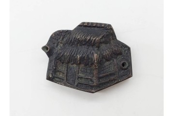 明治から大正期　時代物漆器　鶴・松竹梅蒔絵　螺鈿のきらめきが美しい総梨地の御硯箱　硯・水滴(龍雲吉田造)・外箱付き　(R-091410)