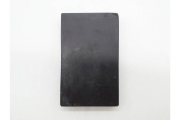 明治から大正期　時代物漆器　鶴・松竹梅蒔絵　螺鈿のきらめきが美しい総梨地の御硯箱　硯・水滴(龍雲吉田造)・外箱付き　(R-091410)