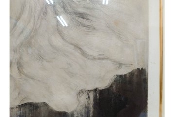 1934年　真作　ルイ・イカール　「リリー」　百合の花に包まれた女性を描いた銅版画　(R-091421)