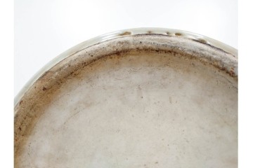 時代物　明治期　伊万里　高さ約60cm　緻密な山水図が描かれた染付の花瓶　(R-091430)