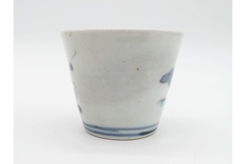 江戸期　古伊万里　染付　松竹梅文のそば猪口5点セット　(R-091433)
