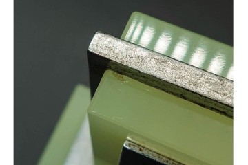 東洋時計・精工舎　ウランガラスが目を引くゼンマイ式置時計3点セット　(R-091439)