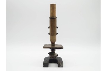 ドイツ　Ernst Leitz Wetzlar(エルンスト・ライツ)　No.9279　金色の鏡筒が印象的な顕微鏡　外箱付き　(R-091445)
