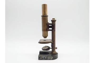 ドイツ　Ernst Leitz Wetzlar(エルンスト・ライツ)　No.9279　金色の鏡筒が印象的な顕微鏡　外箱付き　(R-091445)