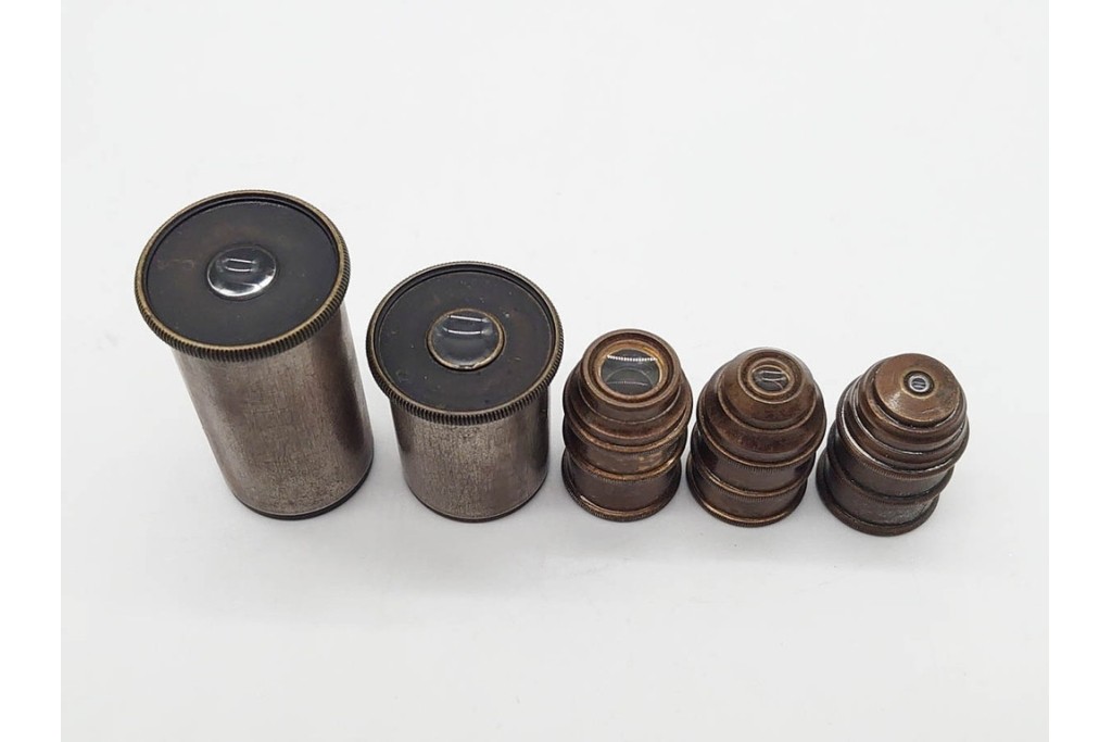 ドイツ　Ernst Leitz Wetzlar(エルンスト・ライツ)　No.9279　金色の鏡筒が印象的な顕微鏡　外箱付き　(R-091445)