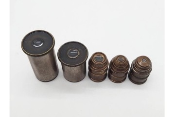ドイツ　Ernst Leitz Wetzlar(エルンスト・ライツ)　No.9279　金色の鏡筒が印象的な顕微鏡　外箱付き　(R-091445)