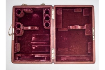 ドイツ　Ernst Leitz Wetzlar(エルンスト・ライツ)　No.112638　レンズ付き顕微鏡　外箱付き　(R-091446)