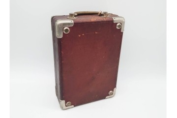 ドイツ　Ernst Leitz Wetzlar(エルンスト・ライツ)　No.112638　レンズ付き顕微鏡　外箱付き　(R-091446)
