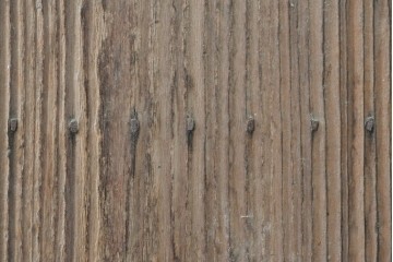 アンティーク建具　明治から大正期　素朴で味わい深いきつね格子蔵戸1枚　(R-091459)