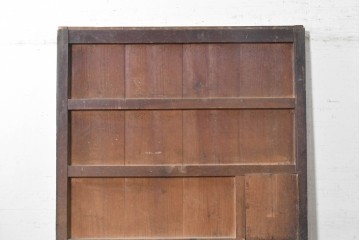 アンティーク建具　明治から大正期　素朴な木の表情を楽しめる蔵戸1枚　(R-091461)