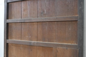アンティーク建具　明治から大正期　素朴な木の表情を楽しめる蔵戸1枚　(R-091461)