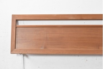 アンティーク建具　昭和初期から昭和中期　木目を活かした素朴な欄間2枚セット　(R-091465)