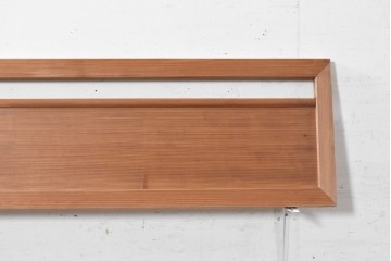 アンティーク建具　昭和初期から昭和中期　木目を活かした素朴な欄間2枚セット　(R-091465)