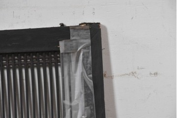 アンティーク建具　明治から大正期　深い色合いが和の趣を添える筬欄間2枚セット　(R-091472)