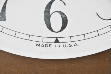 アメリカアンティーク　1910年から1920年頃　セス・トーマス(Seth Thomas)　シンプルな佇まいが魅力の壁掛け時計　(R-091480)
