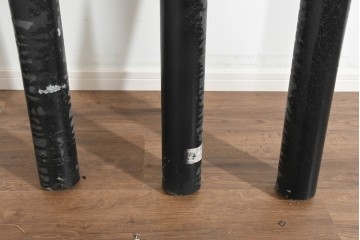 イギリスヴィンテージ　アイアン　球飾りをあしらったシンプルなフェンス用ポール5本セット　(R-091486)