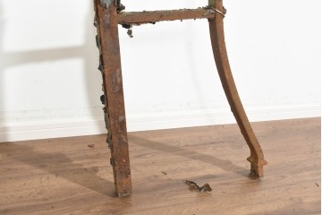 イギリスアンティーク　1820年から1840年頃　ガーデンアイテムにおすすめ!　古びたアイアンの質感が味わい深い支柱2本セット　(R-091488)