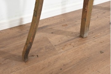 イギリスアンティーク　1820年から1840年頃　ガーデンアイテムにおすすめ!　古びたアイアンの質感が味わい深い支柱2本セット　(R-091490)