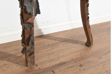 イギリスアンティーク　1820年から1840年頃　ガーデンアイテムにおすすめ!　古びたアイアンの質感が味わい深い支柱2本セット　(R-091492)