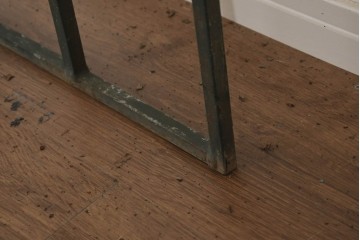 イギリスヴィンテージ建具　1960年頃　アイアン　左右対称の曲線装飾が優美なフェンス1枚　(R-091511)