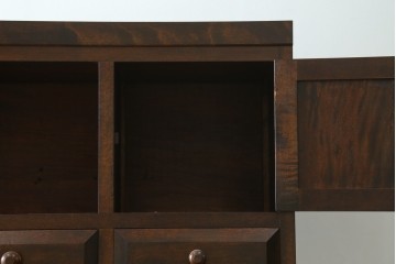 中古　松本民芸家具　D型和タンスⅡ　豊富な収納を備えた上品な佇まいの重ね箪笥　(R-091553)