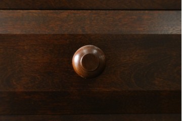 中古　松本民芸家具　D型和タンスⅡ　豊富な収納を備えた上品な佇まいの重ね箪笥　(R-091553)