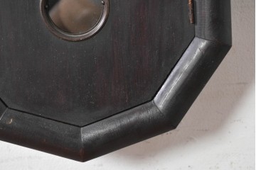 アメリカアンティーク　1880年から1890年頃　ローマ数字の文字盤が目を引く八角振り子時計　(R-091570)