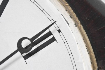 アメリカアンティーク　1880年から1890年頃　ローマ数字の文字盤が目を引く八角振り子時計　(R-091570)
