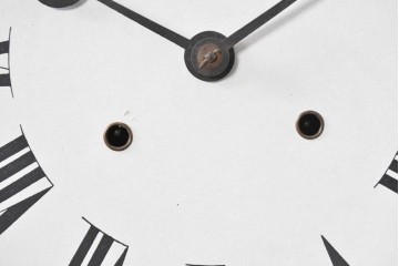 アメリカアンティーク　1880年から1890年頃　ローマ数字の文字盤が目を引く八角振り子時計　(R-091570)