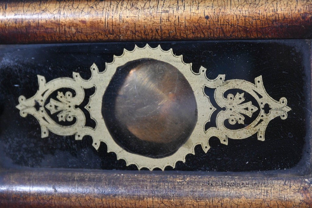 アメリカアンティーク　1900年頃　New Haven Clock Co.(ニューヘブン社)　八角形の木製ケースがレトロな振り子式掛け時計　(R-091574)