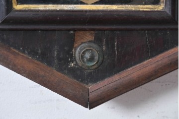 アメリカアンティーク　1900年頃　New Haven Clock Co.(ニューヘブン社)　八角形のケースが印象的な掛け時計　(R-091577)