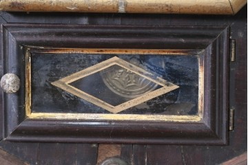 アメリカアンティーク　1900年頃　New Haven Clock Co.(ニューヘブン社)　八角形のケースが印象的な掛け時計　(R-091577)