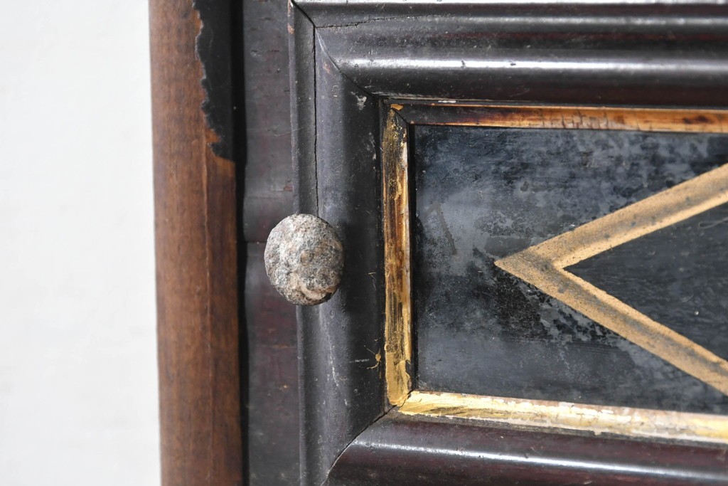 アメリカアンティーク　1900年頃　New Haven Clock Co.(ニューヘブン社)　八角形のケースが印象的な掛け時計　(R-091577)