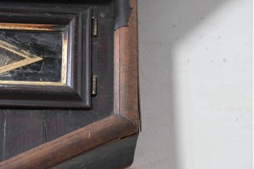 アメリカアンティーク　1900年頃　New Haven Clock Co.(ニューヘブン社)　八角形のケースが印象的な掛け時計　(R-091577)