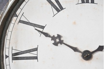 アメリカアンティーク　1900年頃　New Haven Clock Co.(ニューヘブン社)　八角形のケースが印象的な掛け時計　(R-091577)