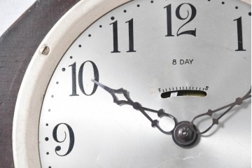 アメリカアンティーク　1920年から1930年頃　The Sessions Clock Company(セッションズクロックカンパニー)　Cape Cod　帆船を描いたパネルが目を引くバンジョー壁掛け時計　(R-091578)