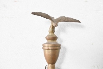 アメリカヴィンテージ　William L. Gilbert Clock Company(ウィリアム・L・ギルバート・クロック・カンパニー)　バンジョークロック　鷲飾りが印象的な掛け時計　(R-091579) 　