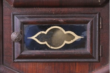 アメリカアンティーク　1880年から1900年頃　New Haven Clock Co.(ニューヘブン社)　八角形のケースがレトロな掛け時計　(R-091581)