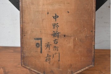 アメリカアンティーク　1880年から1900年頃　New Haven Clock Co.(ニューヘブン社)　八角形のケースがレトロな掛け時計　(R-091581)