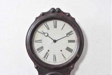 アメリカアンティーク　1860年代から1970年代　希少デザイン　Seth Thomas(セス・トーマス)社　気品あるシルエットの振り子時計　(R-091582)