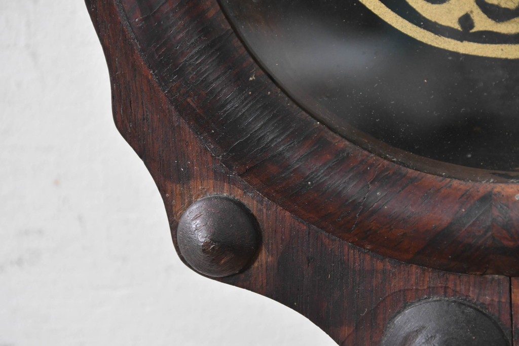 アメリカアンティーク　1860年代から1970年代　希少デザイン　Seth Thomas(セス・トーマス)社　気品あるシルエットの振り子時計　(R-091582)