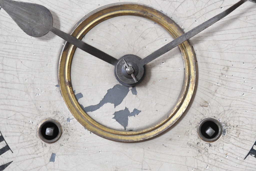 アメリカアンティーク　Ansonia Clock Company(アンソニア)　八角形のケースが印象的な振り子時計(R-091583)