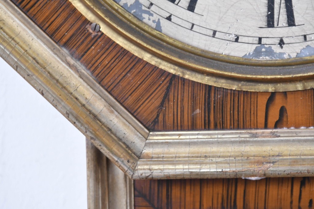 アメリカアンティーク　Ansonia Clock Company(アンソニア)　八角形のケースが印象的な振り子時計(R-091583)