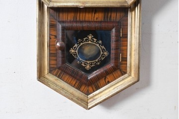 アメリカアンティーク　Ansonia Clock Company(アンソニア)　八角形のケースが印象的な振り子時計(R-091583)